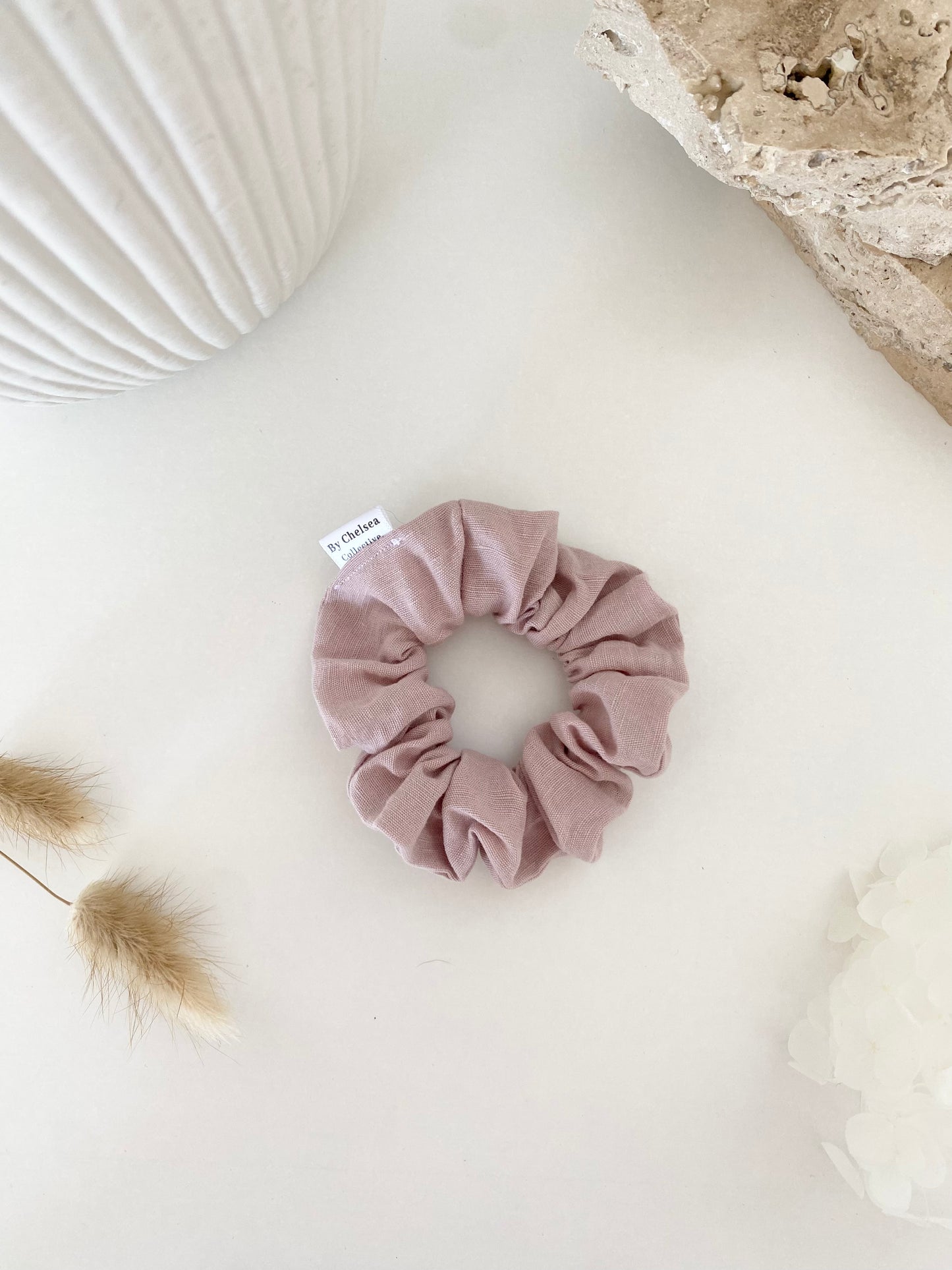 Pink | Linen Scrunchie
