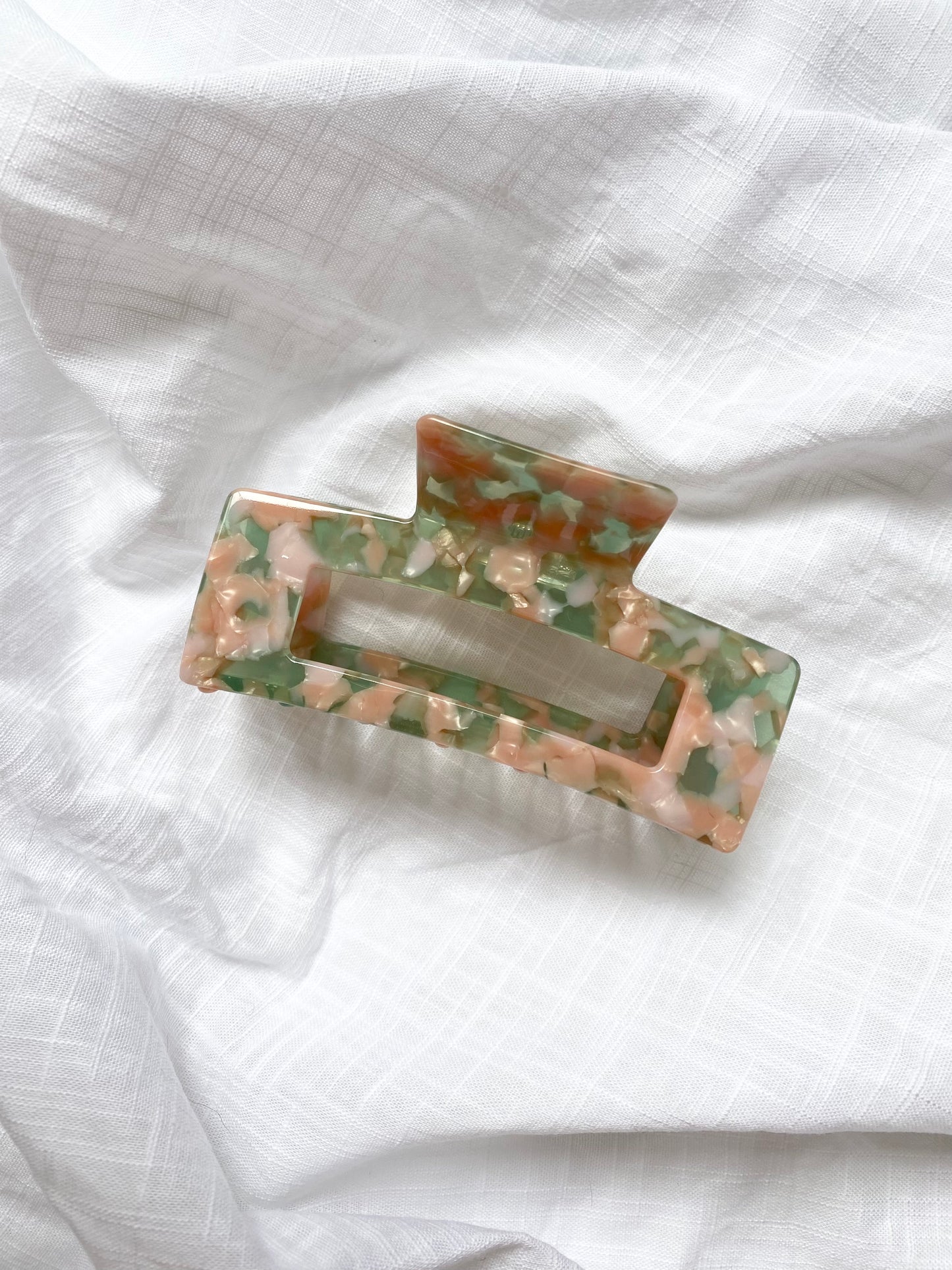 Chloe Clip | Pink & Green