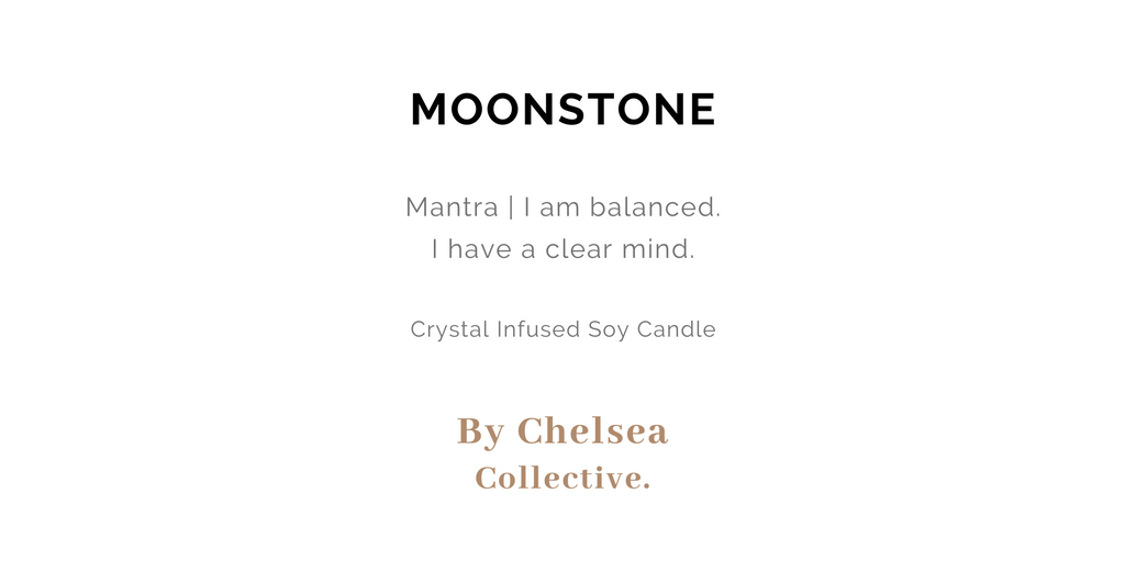 Moonstone Crystal Candle | 50+ Hours Burn Time