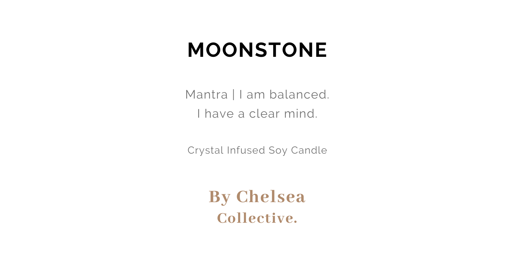 Moonstone Crystal Candle | 50+ Hours Burn Time
