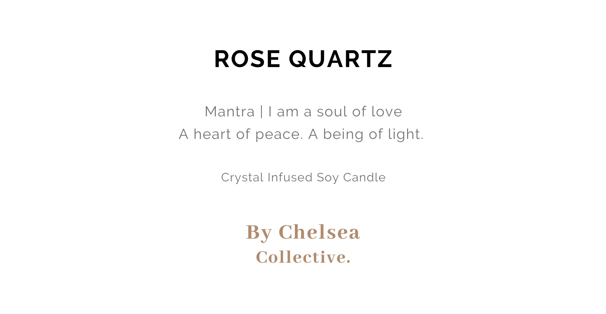 Rose Quartz Crystal Candle | 50+ Hours Burn Time