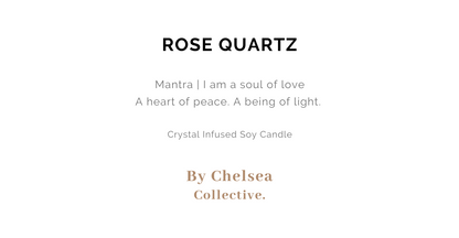 Rose Quartz | Crystal Candle