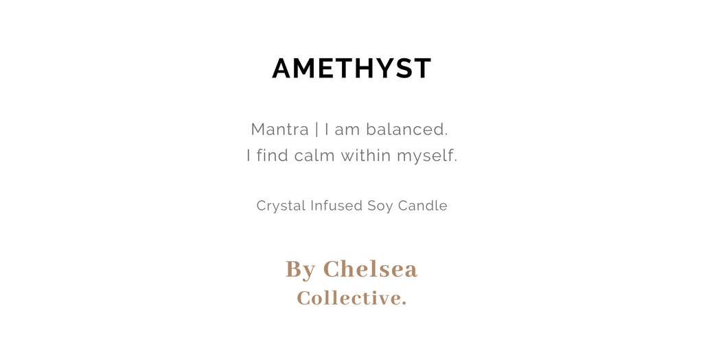 Amethyst Crystal Candle | 50+ Hours Burn Time