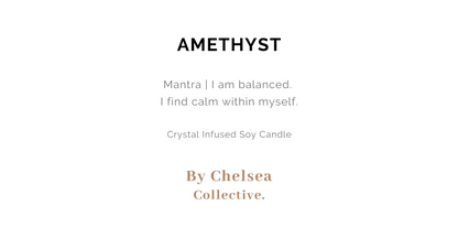Amethyst | Crystal Candle