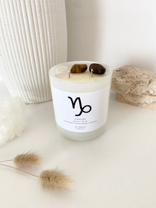 Capricorn | Crystal Candle