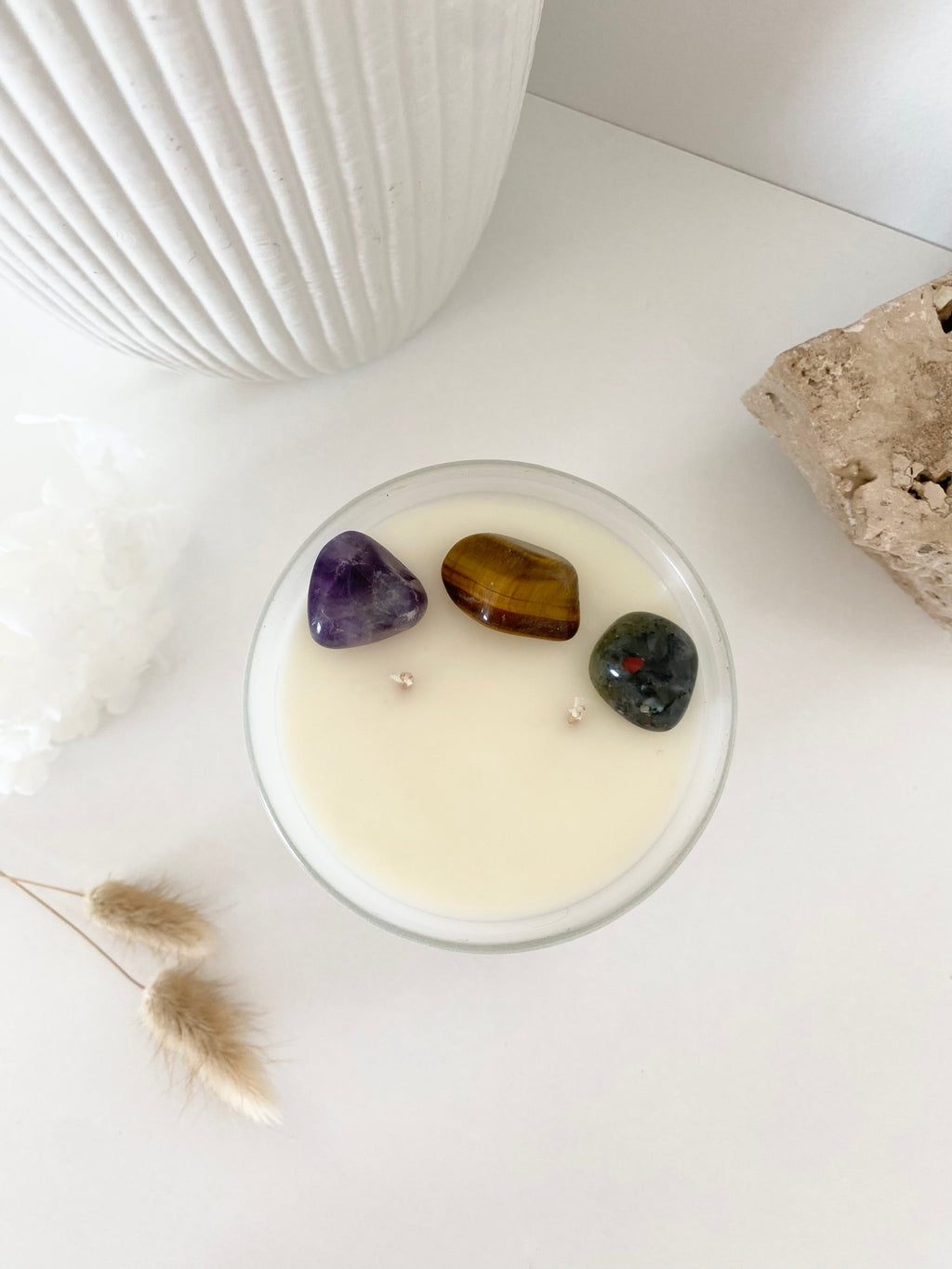 Libra | Zodiac Crystal Candle | 70+ Hours Burn Time