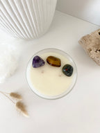 Libra | Zodiac Crystal Candle | 70+ Hours Burn Time