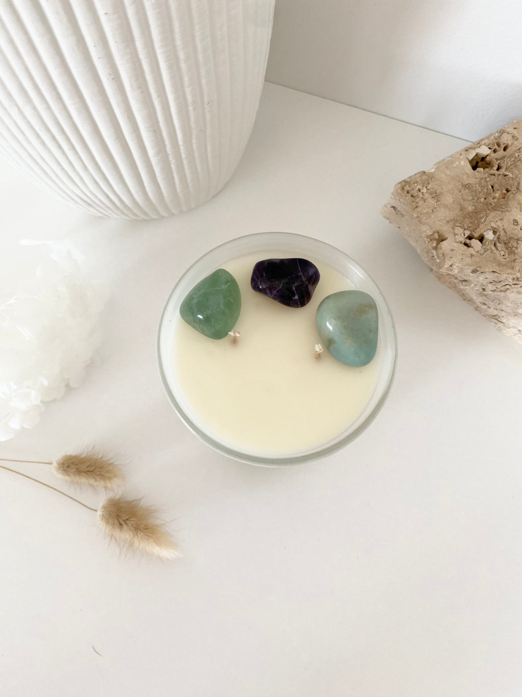 Virgo | Zodiac Crystal Candle | 70+ Hours Burn Time
