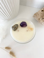 Scorpio | Zodiac Crystal Candle | 70+ Hours Burn Time
