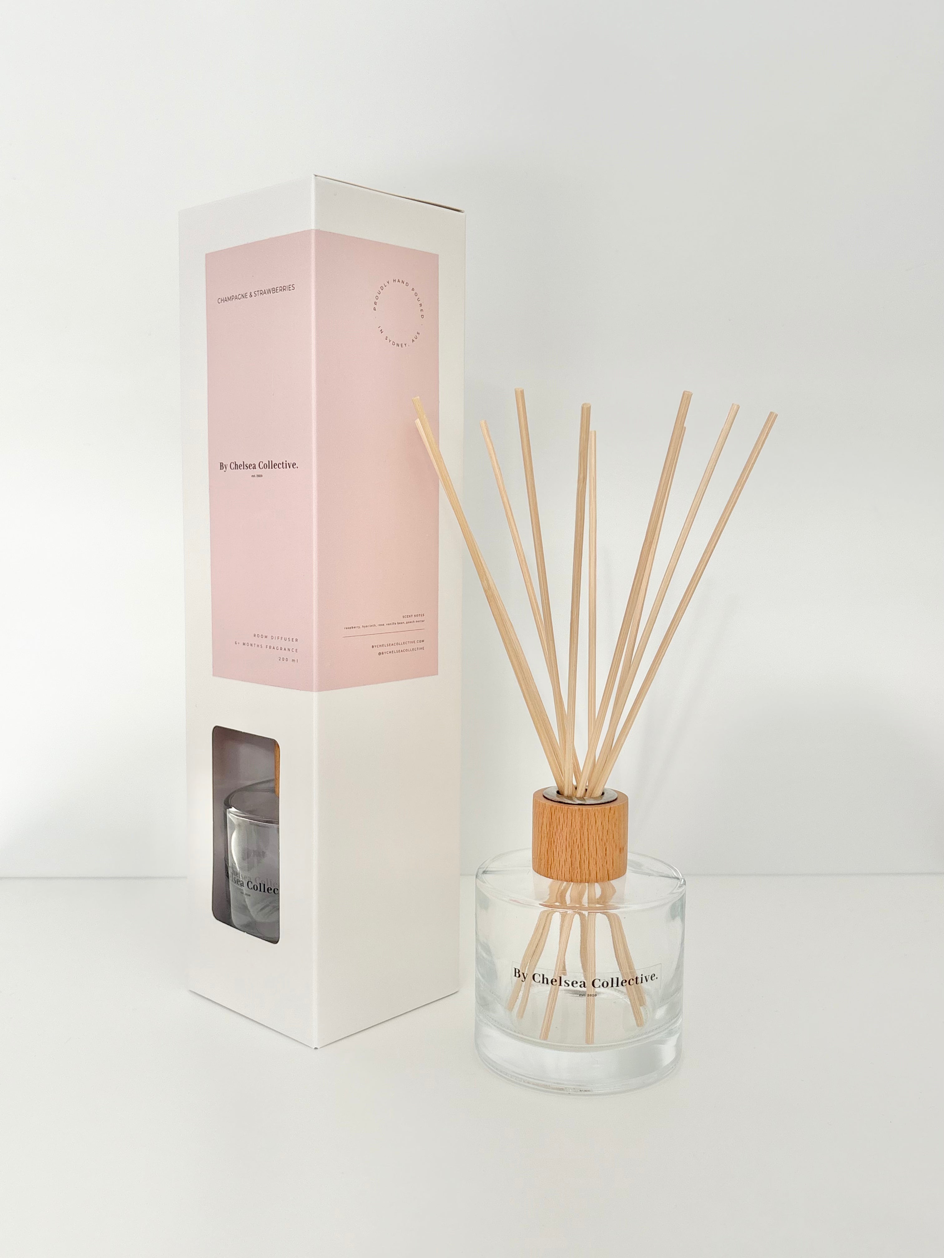 Champagne & Strawberries Reed Diffuser | 200ml
