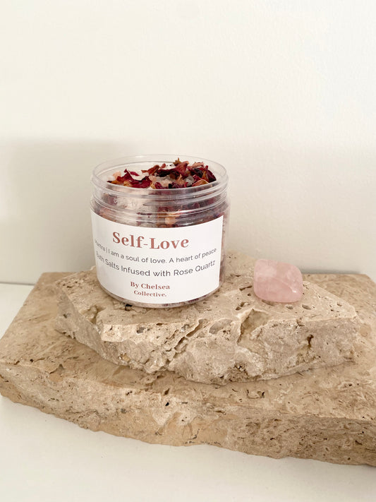 Self-Love | Bath Soak with Rose Quartz