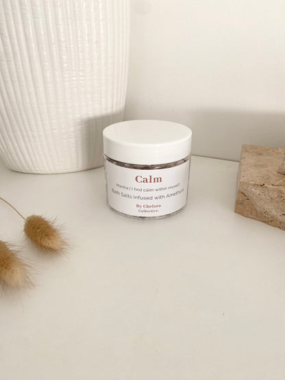 Calm | Bath Soak with Amethyst