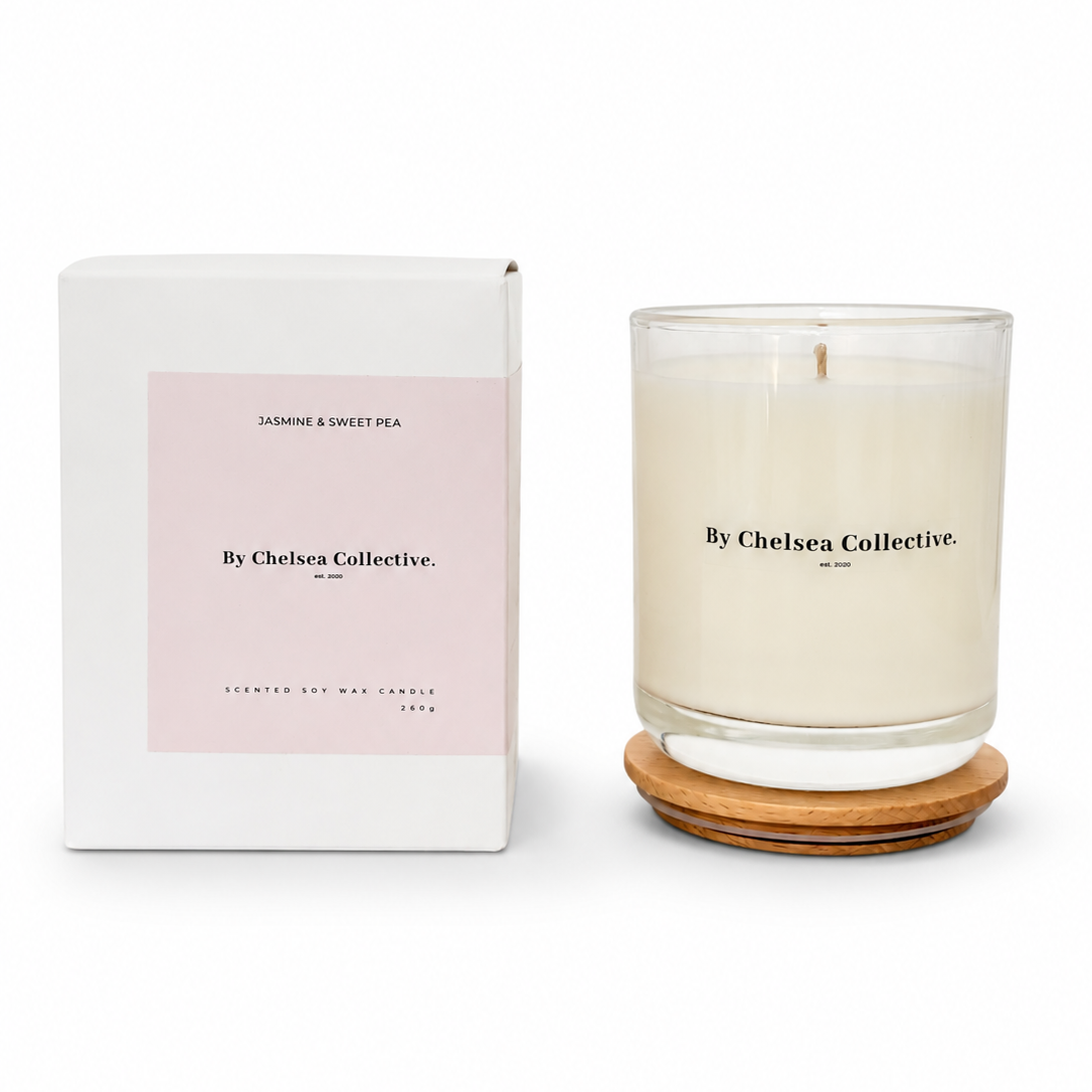Jasmine & Sweet Pea Candle | 260g | 50+ Hours Burn Time