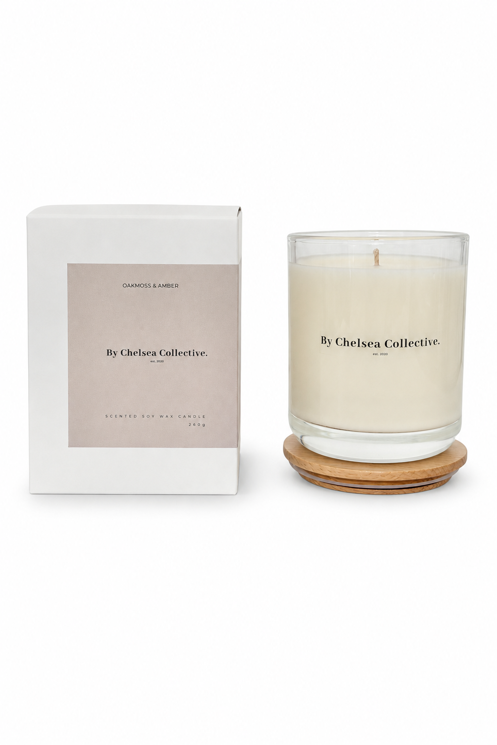 Oakmoss & Amber Candle | 260g | 50+ Hours Burn Time