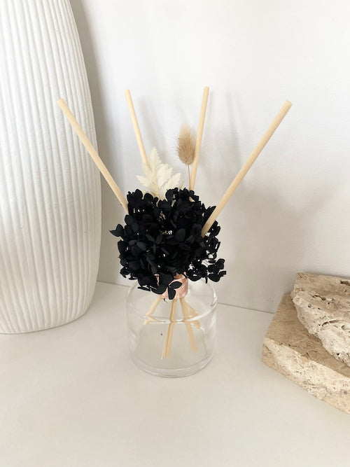 Black | Floral Reed Diffuser