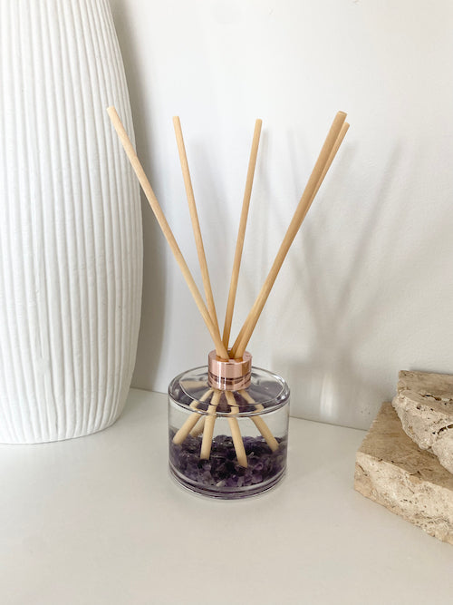 Amethyst | Crystal Reed Diffuser – By Chelsea Collective.