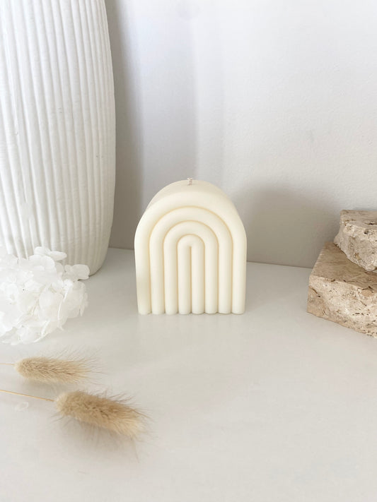 Ribbed Arch Candle | Short