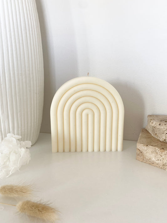 Ribbed Arch Candle | Wide